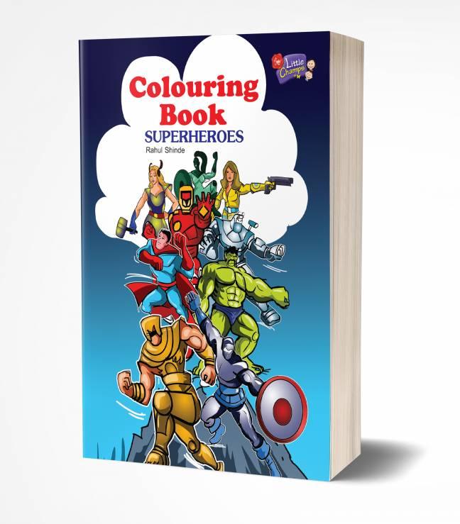 Colouring Book Superheroes | कलरिंग बुक सुपरहिरोज